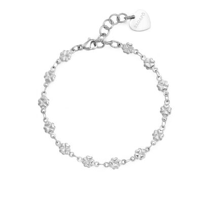 Bracciale CHUNKY con Catena a Quadrifogli