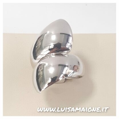 Anello Argento Rodiato Fascia - immagine 2