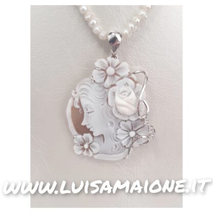 Collana Cammeo con Dama - Collezione Torre del Greco - immagine 3