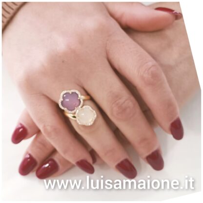 Anello Contrarié Fiore - Luisa Maione Selection - immagine 2